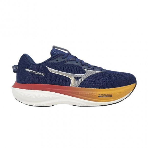 Mizuno Wave Rider 30 Super Wide 'Navy White' | Blue | Men's Size 7 - J1GM262154