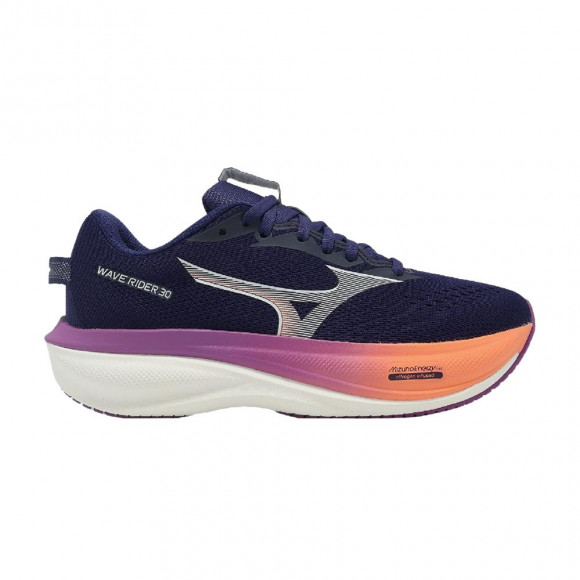 Mizuno Wmns Wave Rider 30 Super Wide 'Navy White' | Blue | Women's Size 8.5 - J1GW262174