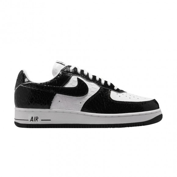 Nike Air Force 1 ’01 'Cracked Leather Pack - Black White' | Men's Size 9.5 - JA0248-001