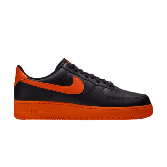 Nike Air Force 1 '07 'Black Safety Orange' | Men's Size 10.5 - JA1013-010