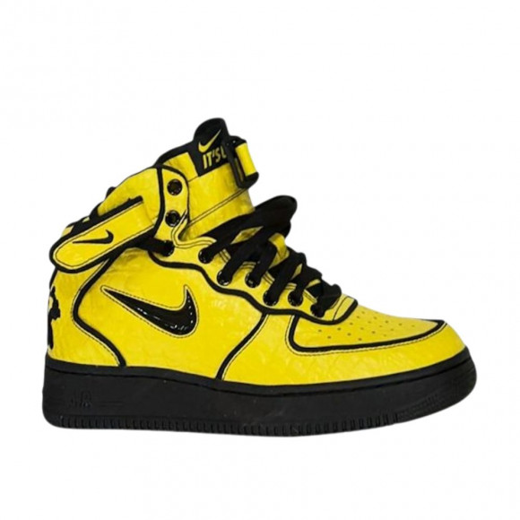 Lil Yachty Concrete Boys  x Nike Air Force 1 Mid 'Opti Yellow Black' | Men's Size 14 - JA6675-700