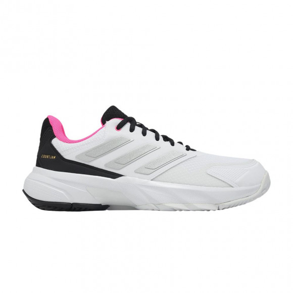adidas Courtjam Control 3 'Cloud White Silver Metallic Lucid Pink' | Men's Size 8 - JH5136