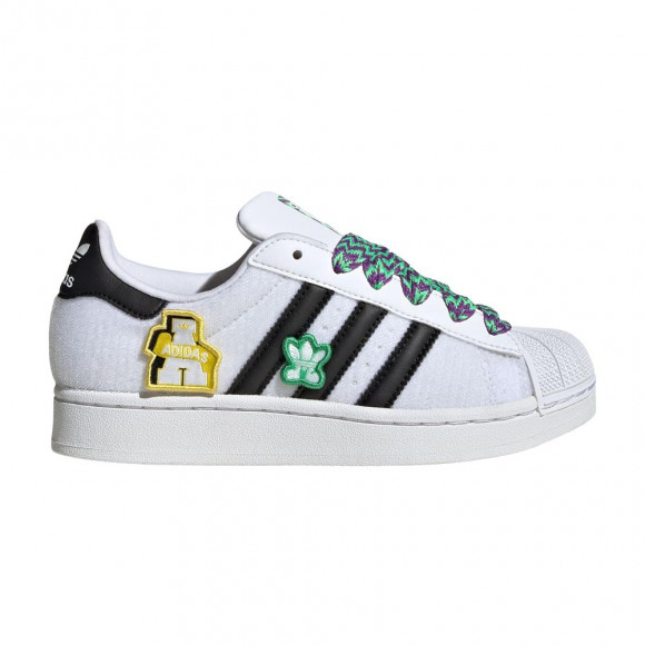 adidas Superstar 2 J 'Cloud White Core Black Patches' | Kid's Size 7 - JH9866