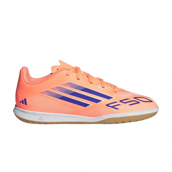 adidas F50 Club J 'Beam Orange Lucid Blue Cloud White' | Kid's Size 5 - JI0041