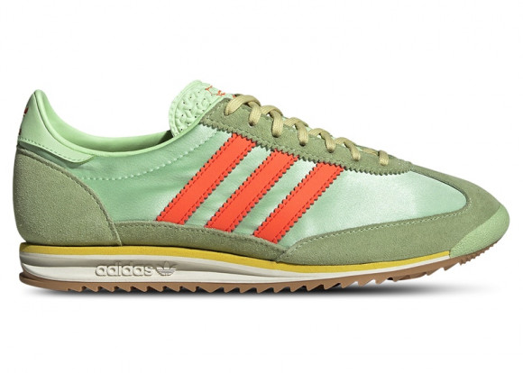 Adidas Women's SL 72 OG W in Semi Green Spark/Orange/Off White - JI0197