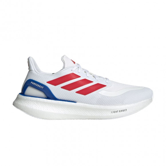 adidas Pureboost 5 'Cloud White Pure Ruby Royal Blue' | Men's Size 10.5 - JI0306