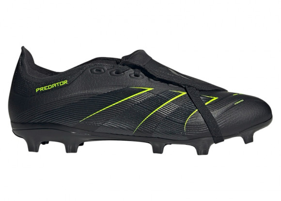 adidas Predator League Foldover Tongue FG MG 'Electric Stealth Pack' | Black | Men's Size 12 - JI1110