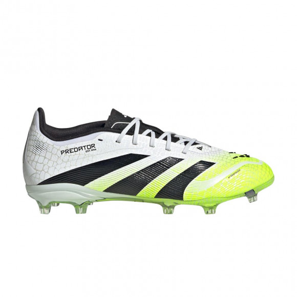 adidas Predator Elite FG J 'Cloud White Lucid Lemon' | Kid's Size 12 - JI1179