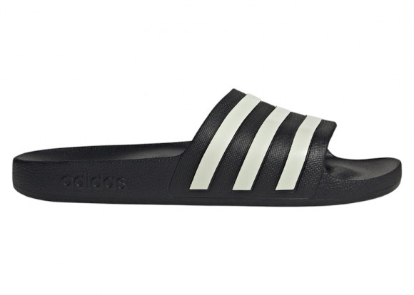 adidas Adilette Aqua Slides Black Ivory - JI1405