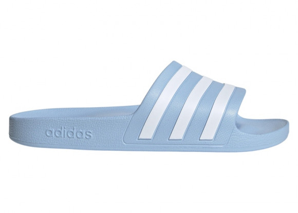 adidas Adilette Aqua Slides Glow Blue White - JI2223