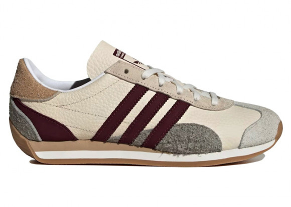 Adidas Women's Country OG W in White/Maroon/Silver Pebble - JI2871