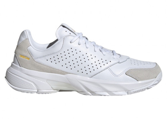 adidas CourtJam Control 3 'Triple White' | Men's Size 4 - JI4235