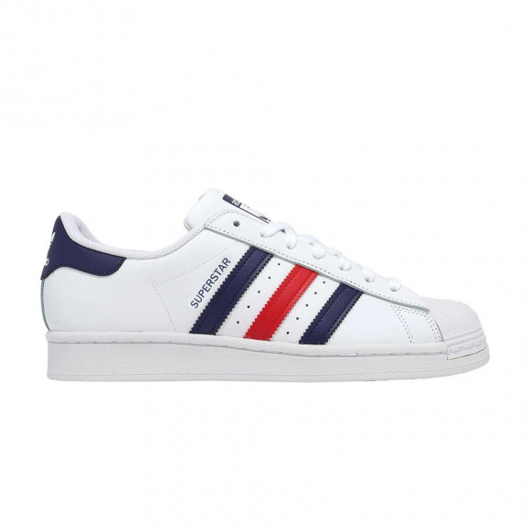 adidas Superstar 'Footwear White Dark Blue' | Men's Size 5.5 - JI4271