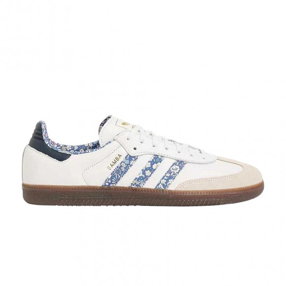 Liberty London x adidas Samba 'White Flower Blue' | Men's Size 6 - JP7249