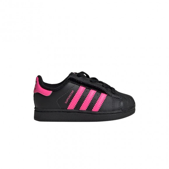 adidas Superstar 2 Comfort Closure EL I 'Black Lucid Pink' | Infant Size 9 - JP8662