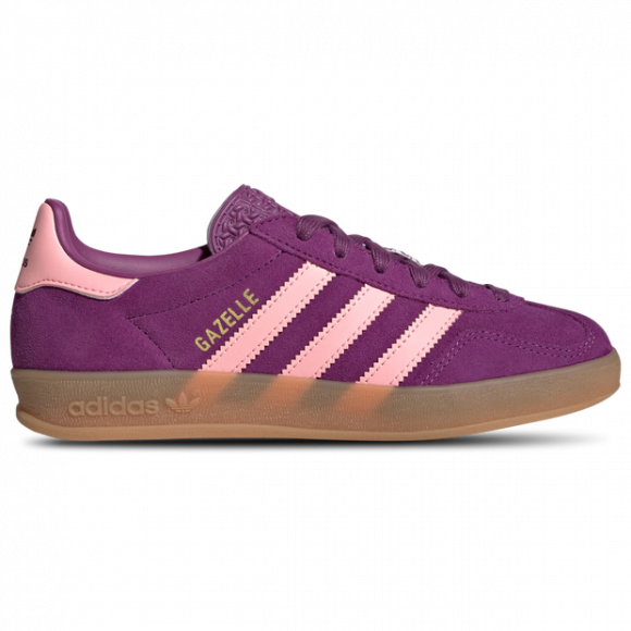 Adidas Gazelle Kid's Sneakers - Purple - Size 3.5 - Leather - JP8766