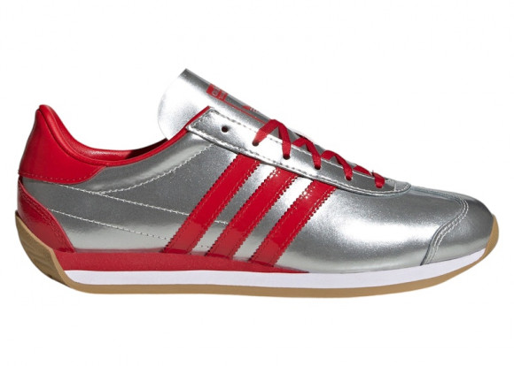 adidas Country OG Silver Metallic Better Scarlet (Women's) - JP8804