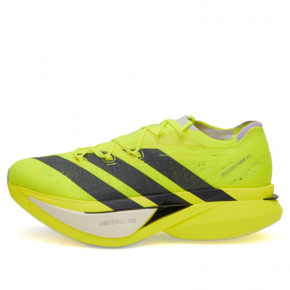 Adidas Men's Adizero Prime X3 Strung Sneaker Solar Yellow/Solar Yellow/Solar Yellow - JP9193
