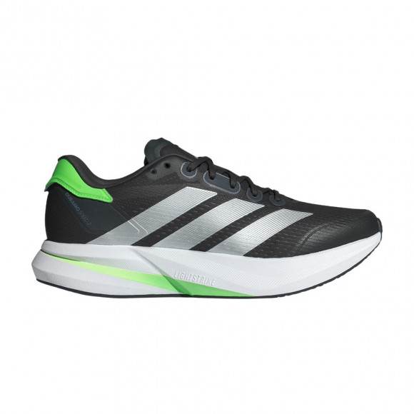 adidas Duramo Speed 2 'Carbon Matte Silver Lime Burst' | Grey | Men's Size 8 - JP9224