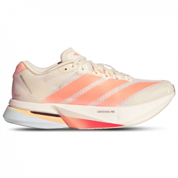 Adidas Men's Adizero Boston 13 W Sneaker Off White/Beam Orange/Acid Orange - JP9249