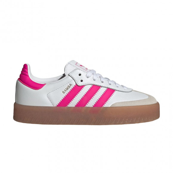 adidas Sambae J 'Cloud White Shock Pink Gold Metallic' | Kid's Size 4.5 - JP9532