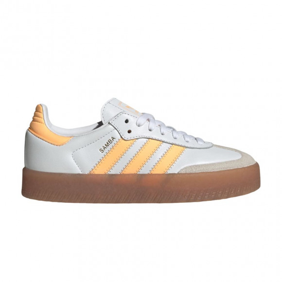 adidas Sambae J 'Cloud White Acid Orange Gold Metallic' | Kid's Size 6.5 - JP9533