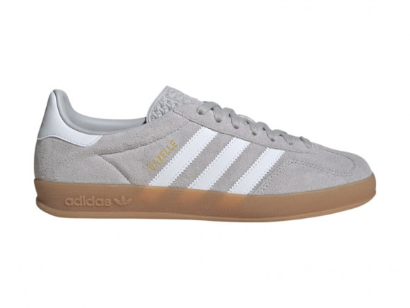 adidas Gazelle Indoor Grey Cloud White Gold Metallic - JQ0176
