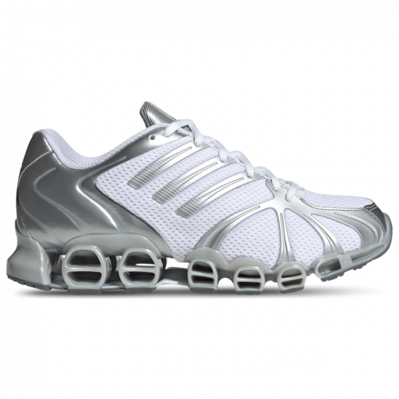 Adidas Women's Mega Ghostride Sneaker White/Silver Met./Matte Silver - JQ0555