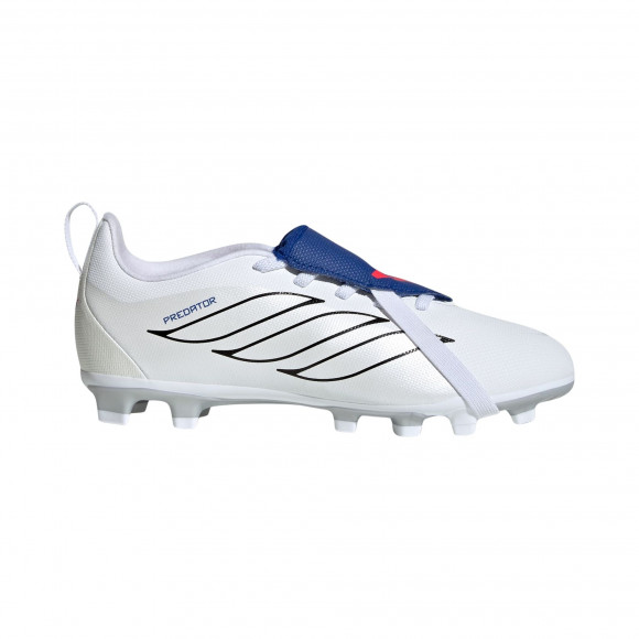 adidas Predator Club Fold Over Tongue FG AG Little Kid 'Cloud White Zero Metallic Royal Blue' | Kid's Size 4 - JQ0709