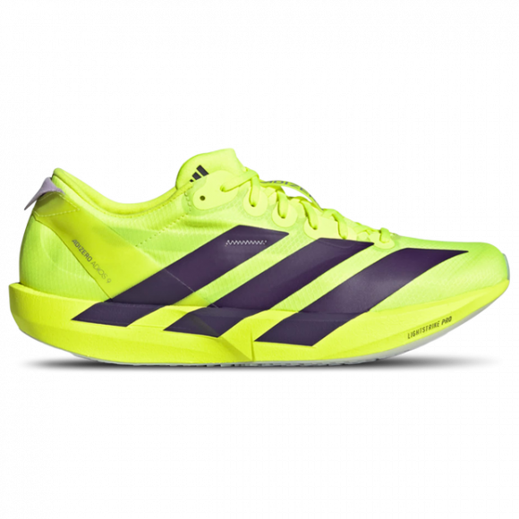 Adidas Adizero Adios 9 Homme - Baskets, Jaune - Pointure 40 - Maille/synthétique - JQ0776