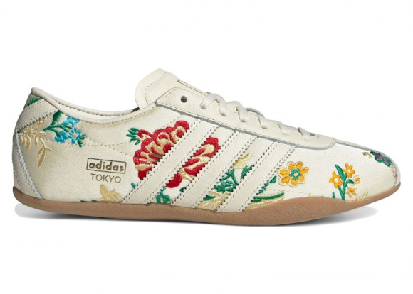 adidas Tokyo Crew White Floral Embroidery (Women's) - JQ1687