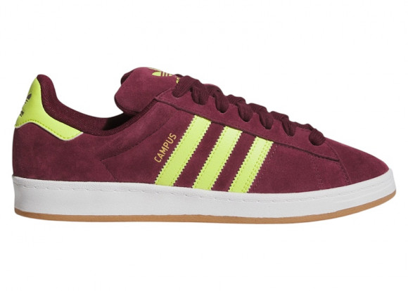 adidas Campus ADV Maroon Semi Solar Yellow - JQ2099