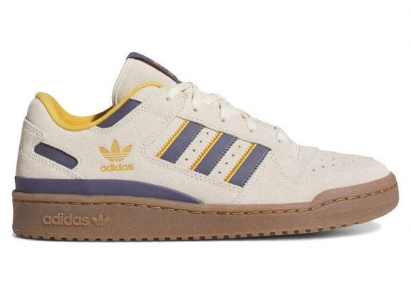 adidas Forum Low CL White Preloved Violet Yellow - JQ2655