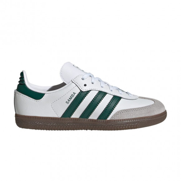 Adidas Samba OG C 'Cloud White Green' | Kid's Size 12.5 - JQ2840