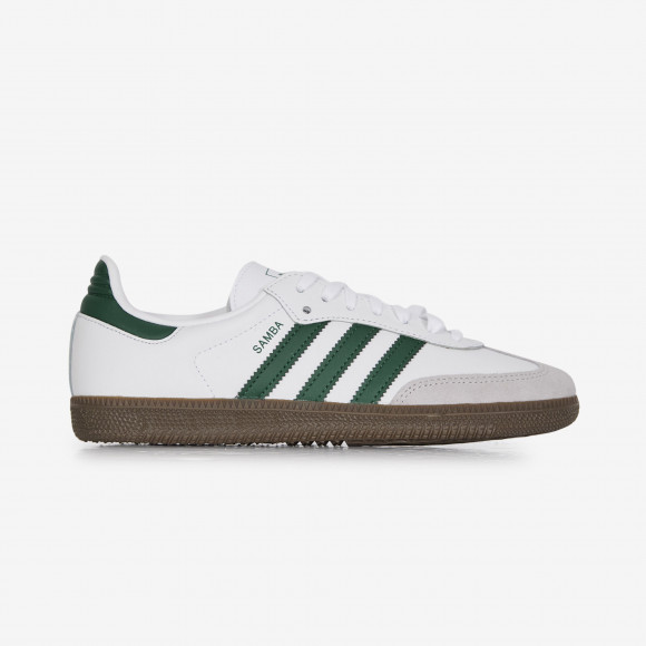 Adidas Samba OG J 'Cloud White Green' | Kid's Size 4 - JQ2843