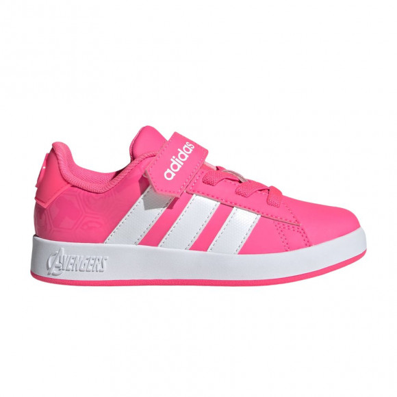 Marvel Avengers x adidas Grand Court Little Kid 'Lucid Pink Cloud White' | Kid's Size 13 - JQ4140