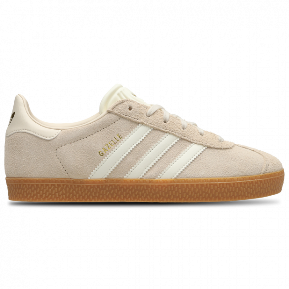 Adidas Gazelle Unisex Shoes - Beige - Size: 3.5 - Suede - Foot Locker - JQ5535