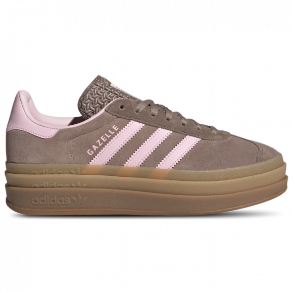 adidas Gazelle Bold Trace Brown Clear Pink (Women's) - JQ6436