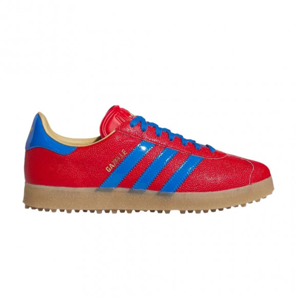 adidas Gazelle Golf Lux 'Scarlet Bluebird Gum' | Red | Men's Size 11.5 - JQ7720