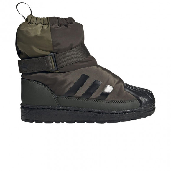 Adidas Superstar 360 Winterized Boot K ' Shadow Olive Core Black' | Green | Kid's Size 10.5 - JQ7950