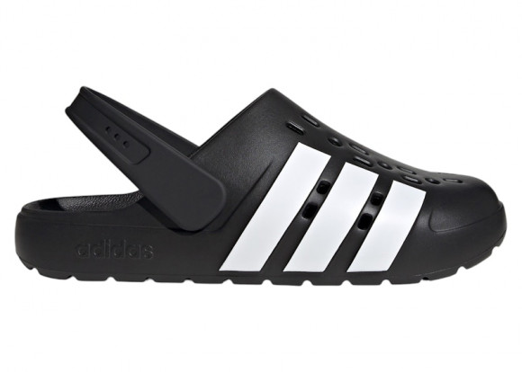 adidas Adilette Clog 2.0 'Black White' | Men's Size 4 - JQ8058
