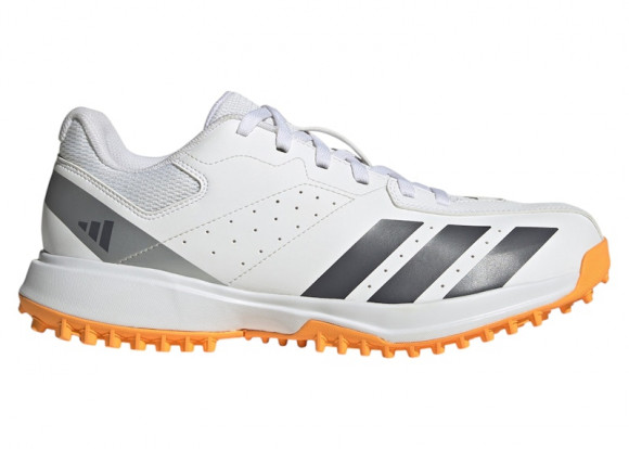 adidas Howzat Spikeless Cricket White Aurora Onix Tangerine - JQ8547