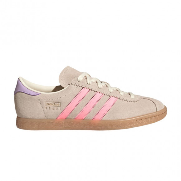 adidas Wmns Stadt 'Wonder White Glow Pink Powder Plum' | Tan | Women's Size 8 - JQ9017