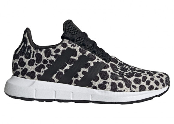 adidas Wmns Swift Run 1.0 'Animal Print' | Black | Women's Size 8.5 - JR0634