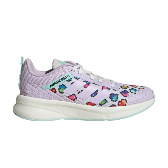 Minecraft x adidas FortaRun 4.0 J 'Ice Lavender Semi Flash Aqua' | Purple | Kid's Size 6.5 - JR1940
