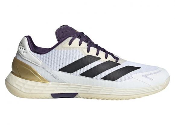 adidas Defiant Speed 2 Cloud White Core Black Aurora Plum - JR2008
