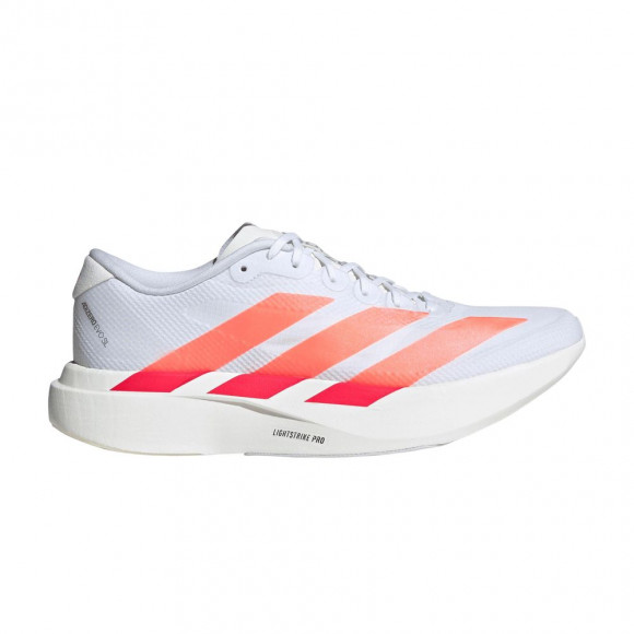 adidas Adizero Evo SL Woven 'White Lucid Orange Lucid Red' | Men's Size 12.5 - JR2022