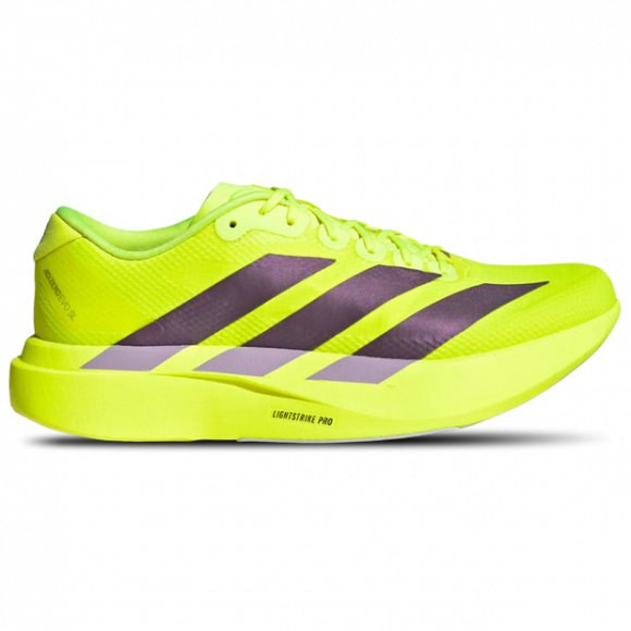 Adidas Adizero EVO SL Men's Sneakers - Yellow - Size 10 - Mesh/Synthetic - JR2024
