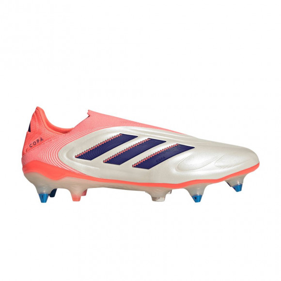 adidas Copa Pure 3 Elite Laceless 'Off White Lucid Blue Signal Coral' | Men's Size 9 - JR2825