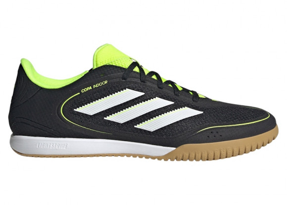 adidas Copa Court League Indoor Core Black Cloud White Lucid Lemon - JR2875